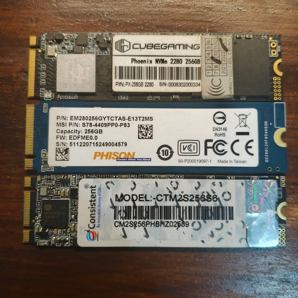 SSD Nvme 256gb Cabutan Laptop