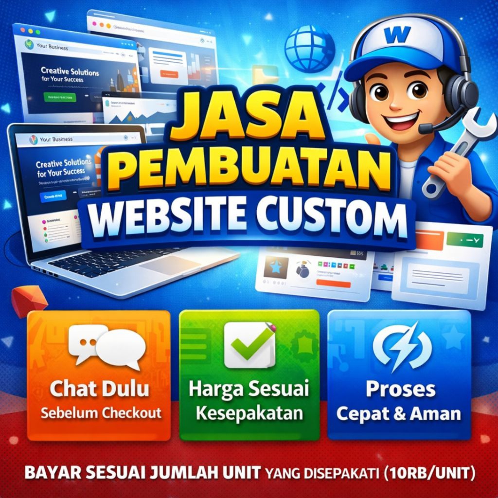 Jasa Pembuatan Website Custom