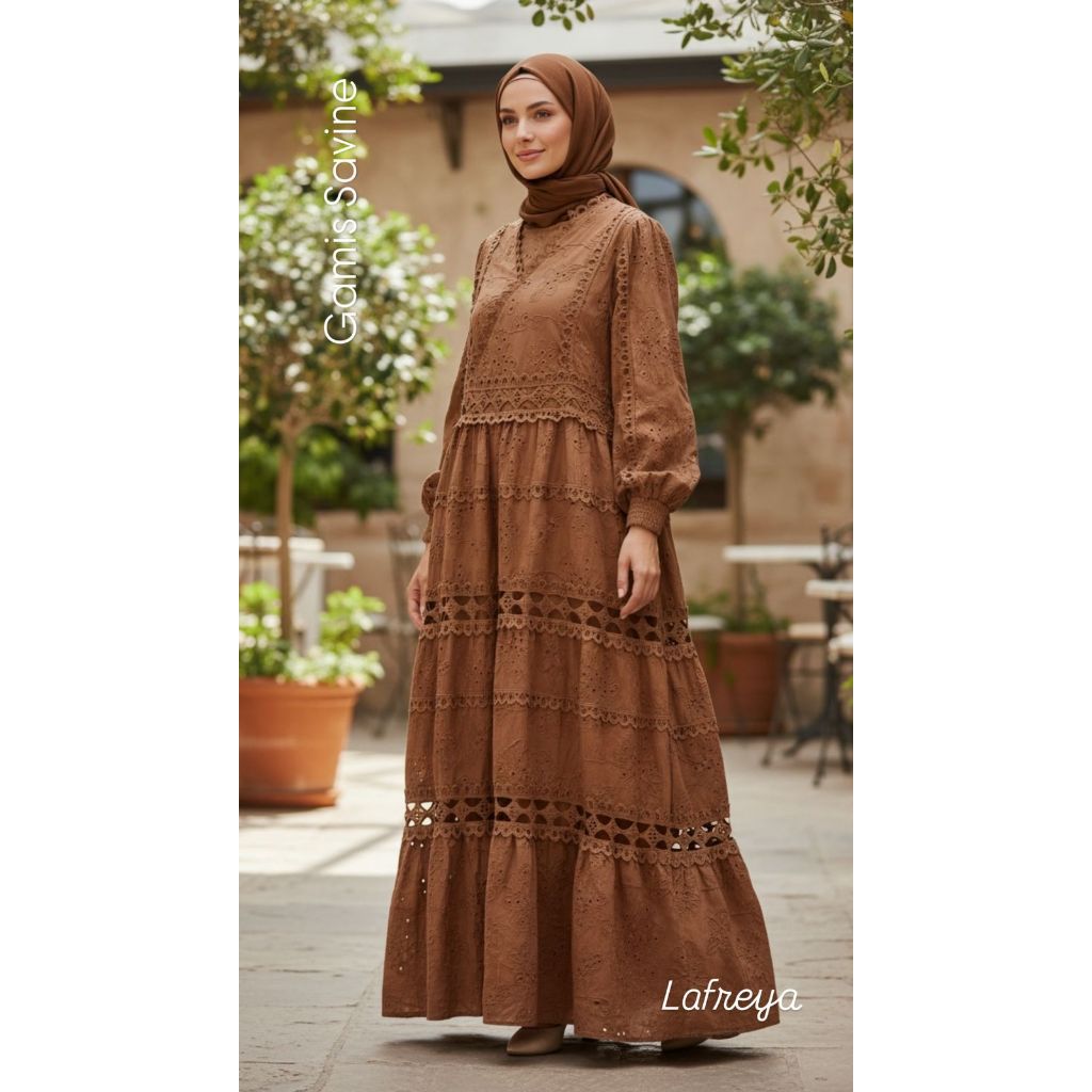 Cleome Lafreya Gamis Savine Artemis  Fashion Muslim Wanita LFY