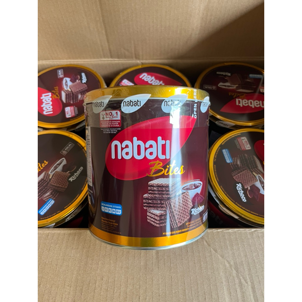 Nabati Wafer Kaleng Rasa Coklat