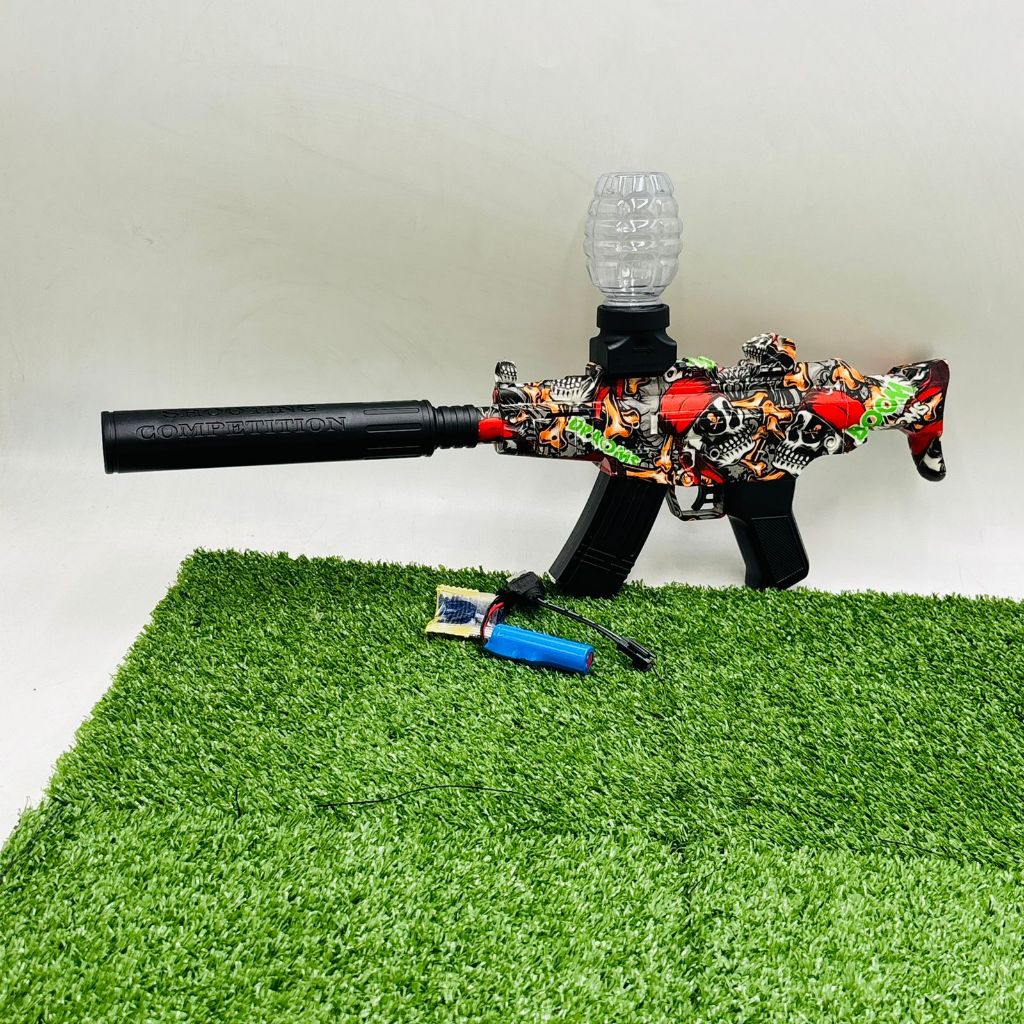 MAINAN ANAK TEMBAKAN JELLY WATER GUN BOMB MP5 GUN AUTOMACHINE