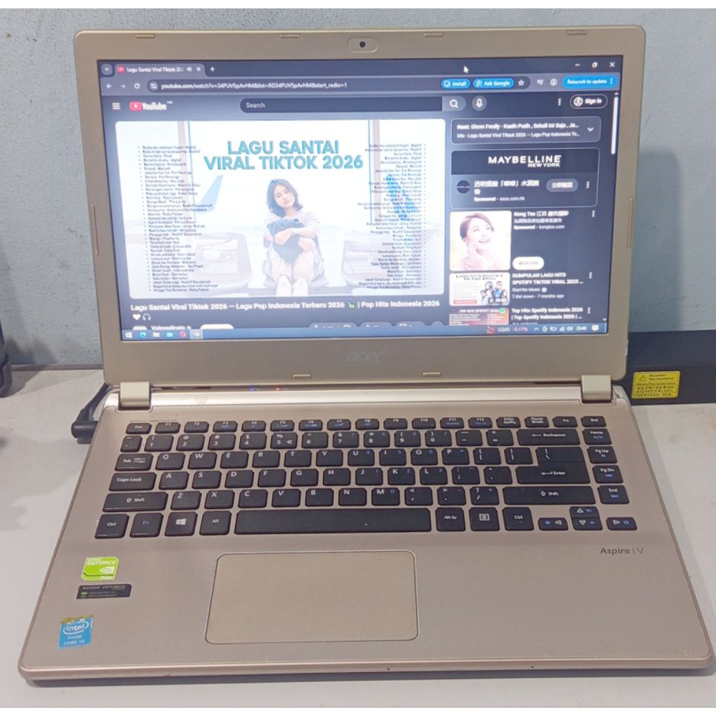 Laptop Acer core i5