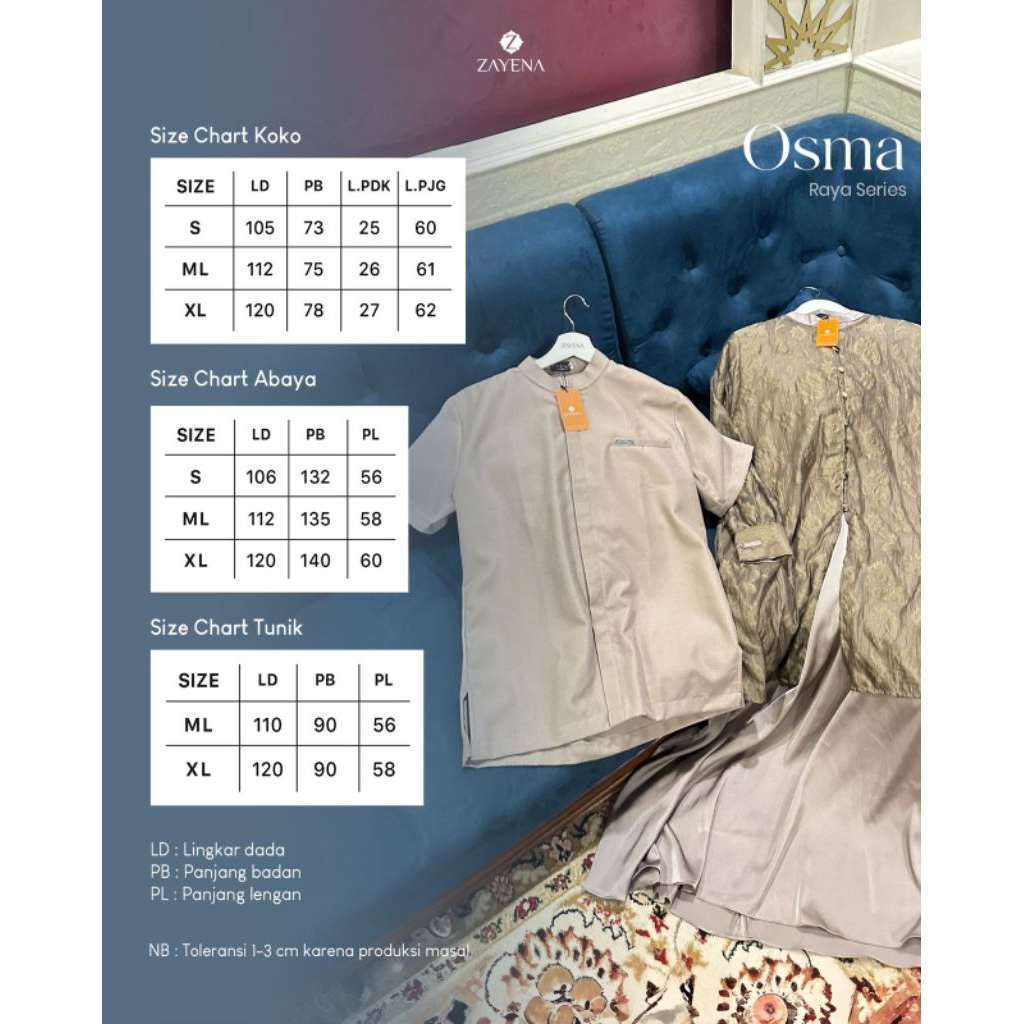 Zayena indonesia Osma Abaya