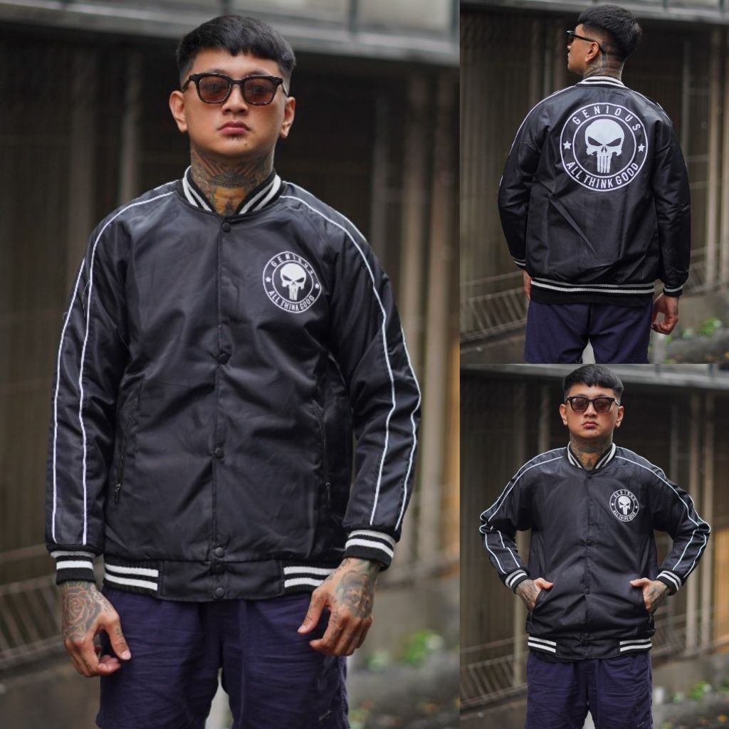 Jaket Bomber Paiping Funiser 100% Original Genious Scott Puma Furing Pedding Waterproof Pria Wanita 