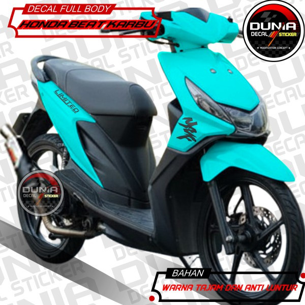 Decal Sticker Beat Karbu 2008-2012 Vinyl Decal Stiker Beat Karbu Stiker full body Honda Beat Karbu 2