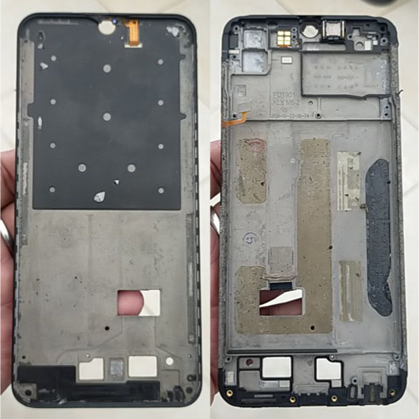 Frame LCD Vivo Y12 1904 Tatakan LCD Vivo 1904 Tatakan LCD Vivo Y12 Tulang LCD Vivo Y12 1904 Frame Be