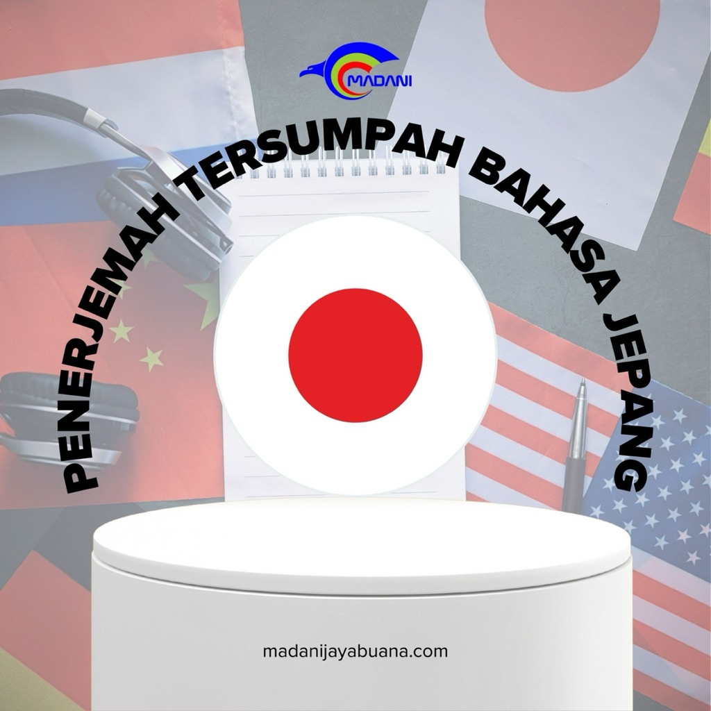 Penerjemah Tersumpah Bahasa Jepang Resmi Terdaftar
