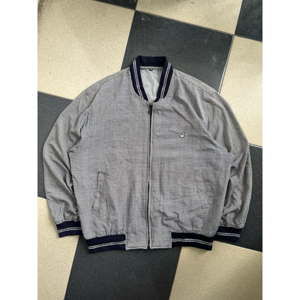 vintage Jaket Casual Tartan