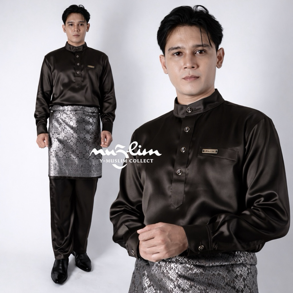 HOT DEALS Baju Teluk Belenga Pria Melayu Premium Baju Akad Melayu Pria Cekak Musang Setelan Baju