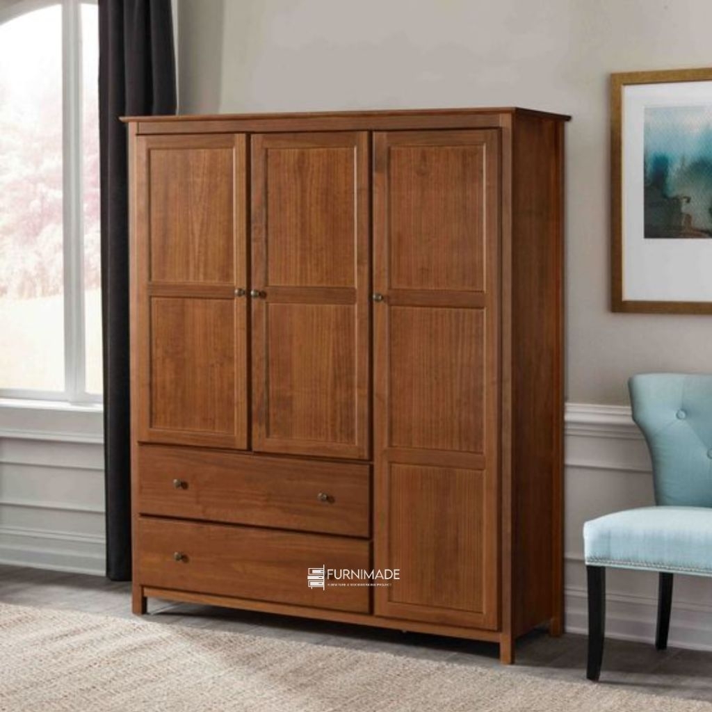 LEMARI PAKAIAN MINIMALIS 3 PINTU