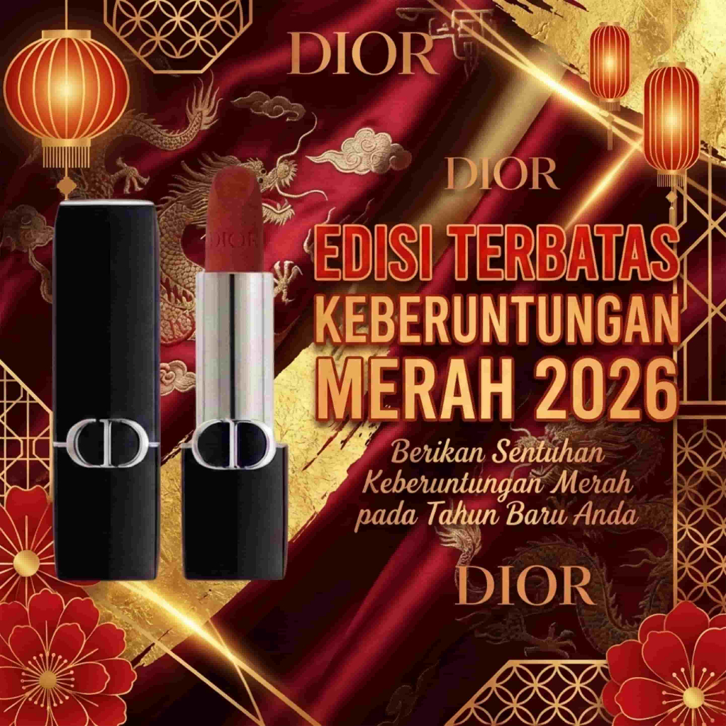 Dior Rouge Forever Matte Lipstick New Look Limited Edition Houndstooth | Transferproof, Full Size 1.