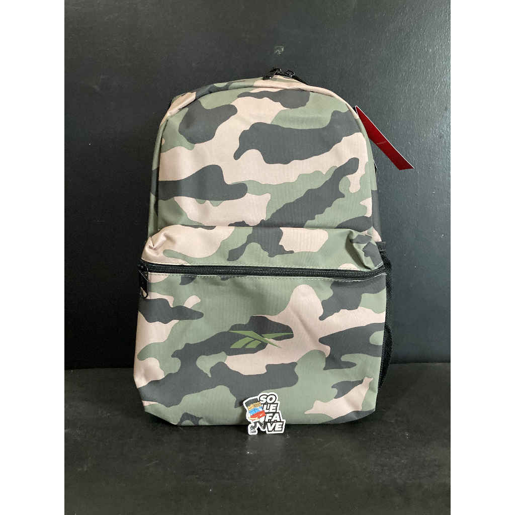 TAS REEBOK CLAYTON BACKPACK Green Camo ORIGINAL