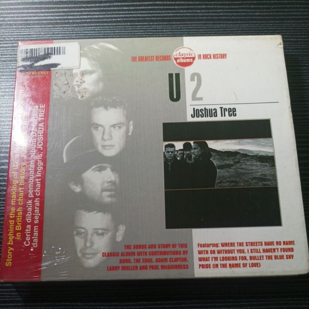 VCD U2 - JOSHUA TREE / INDONESIA RELEASES
