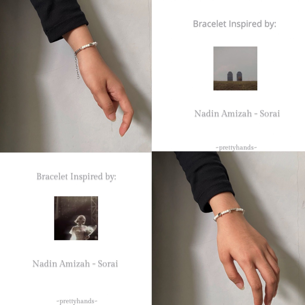 Gelang Nadin Amizah | Gelang Nadin Rantai Stainless (anti karat) by prettyhands | Nadin Amizah Brace