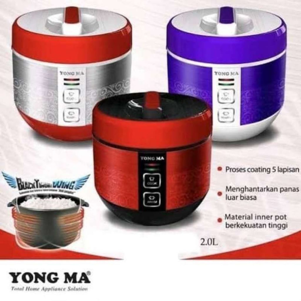 YONG MA Rice Cooker 2L SMC4023