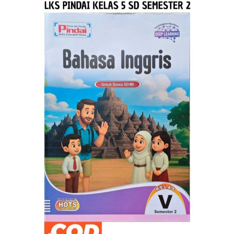 Lks Pindai Bahasa inggris Kelas 5 SD/MI Smt 2 Kurmer dilengkapi Soal HOTS 96 Hal