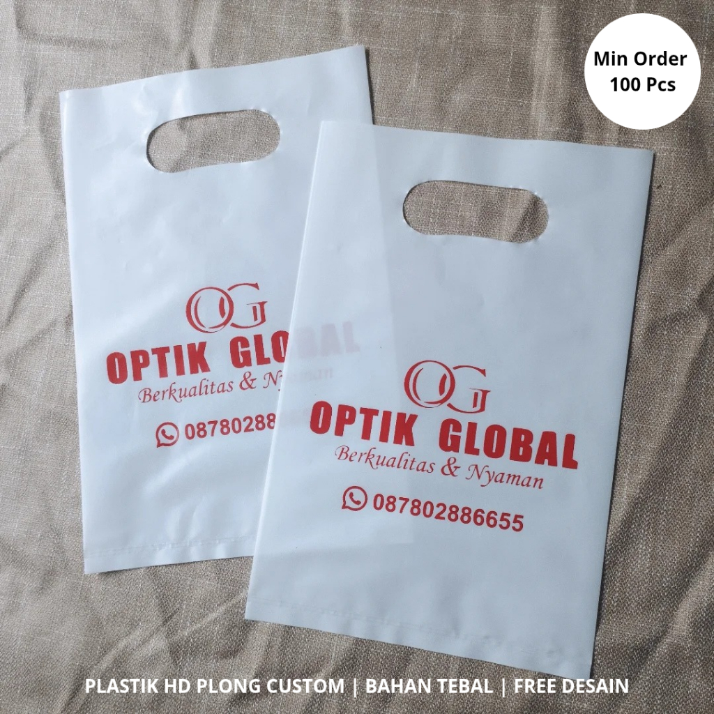 Sablon Plastik Plong Free Desain Kemasan Handphone Makanan Baju Hijab