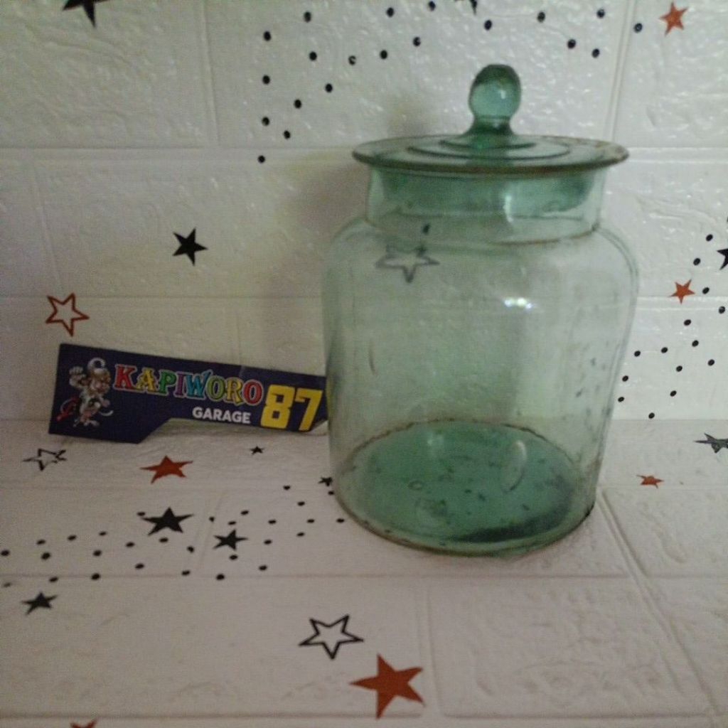 Lodong jadul/toples lawas kaca