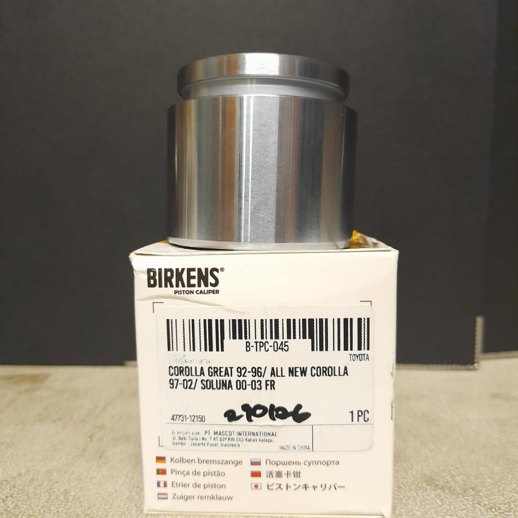 PISTON CALIPER DEPAN COROLLA GREAT 92-96/ALL NEW COROLLA 97-02/SOLUNA 00-03 TPC-045