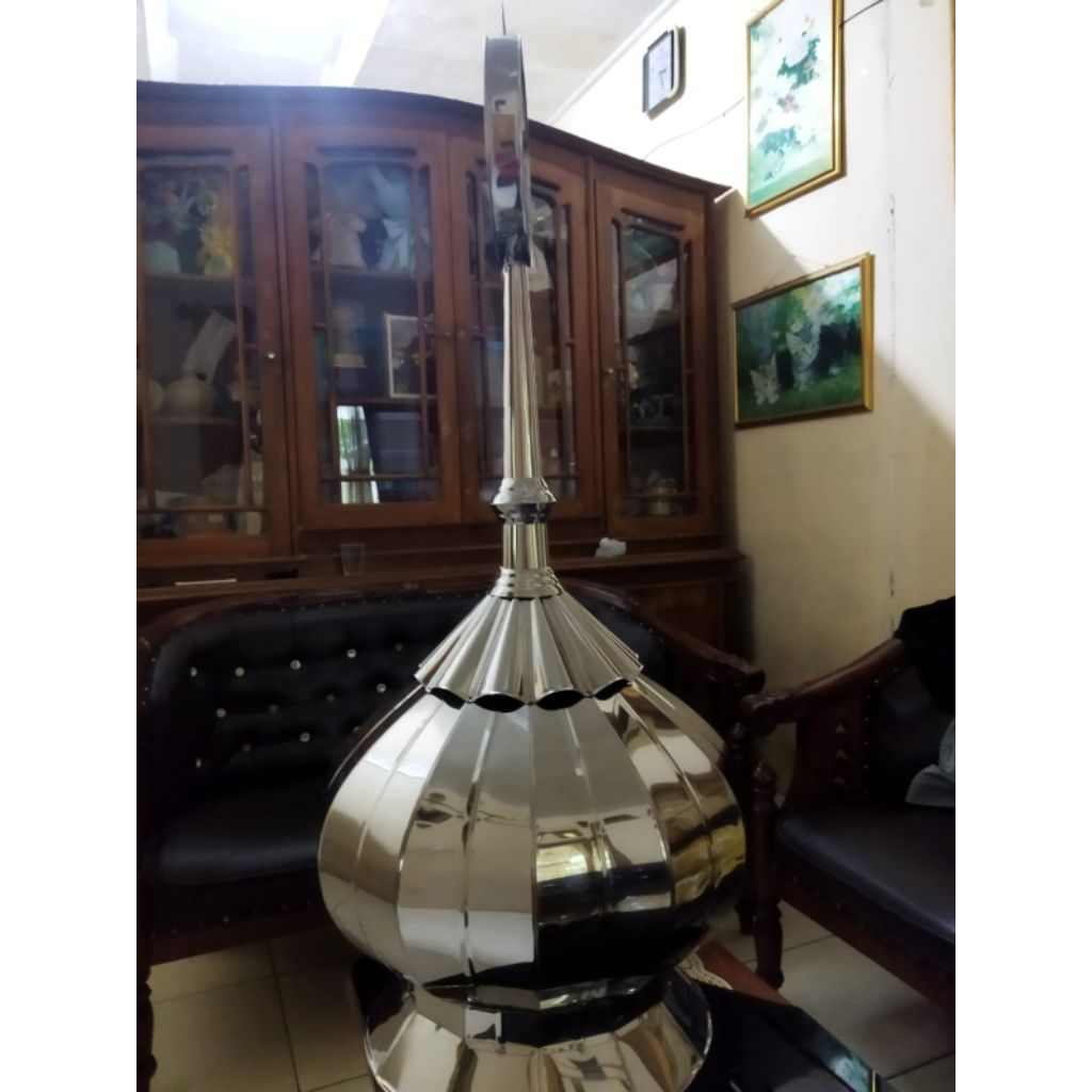kubah masjid 50cm stainless steel
