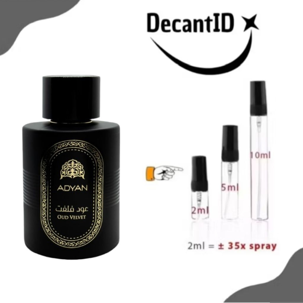 Decant Parfum Adyan Oud Velvet 2ml 5ml 10ml