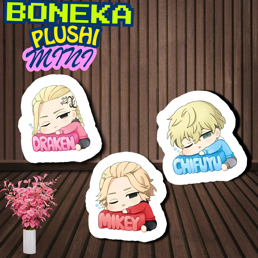 PLUSH DOLL ANIME TOKYO REVENGERS/BONEKA PLUSHIE MINI TOKYO REVENGERS