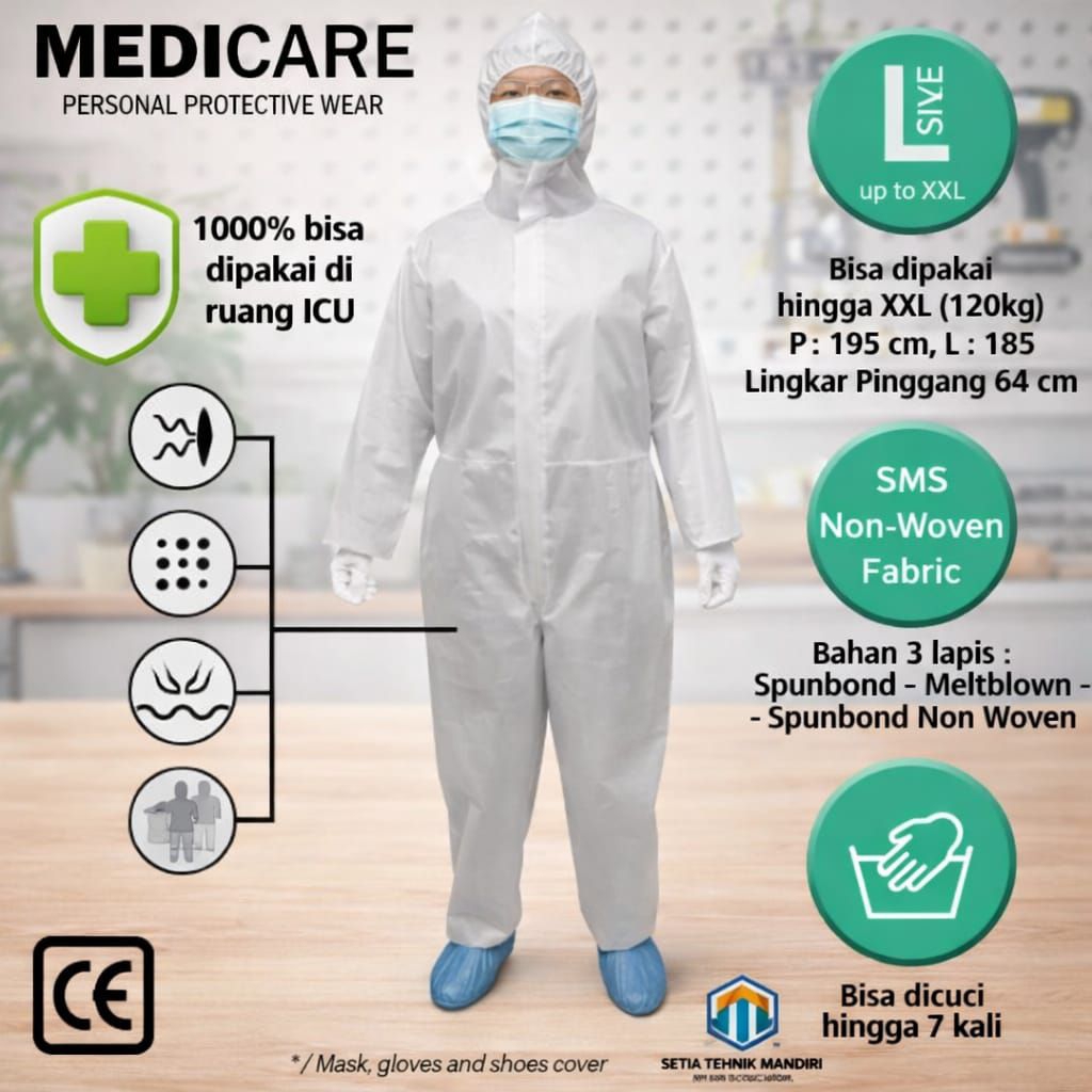 HAZMAT SUIT / BAJU APD / BAJU MEDIS