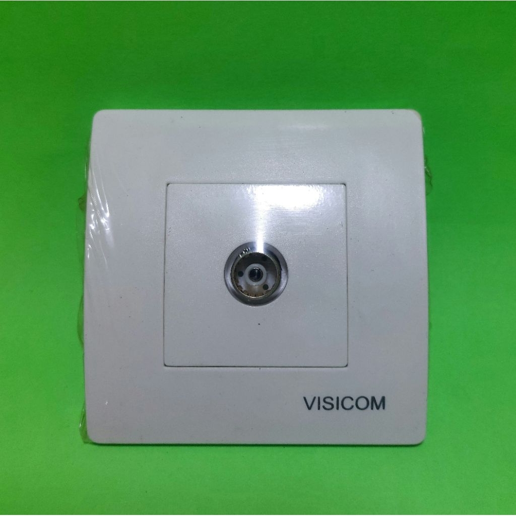 Schneider Electric colokan antena tv tembok VISICOM