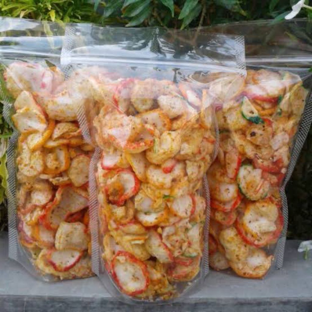 1kg Krupuk Seblak Bantet Kering/ Kripik Seblak Pedas Mantap Bumbu Kencur