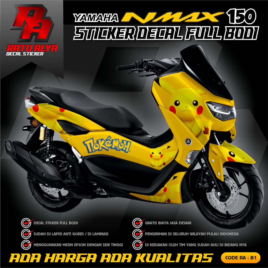decal nmax new full body terbaru 2025/decal nmax 2023 full bodi/decal namx 2019 full body/ decal nma