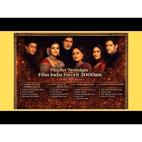 Flashdisk 16 GB Full Berisi MP3 Lagu Lagu India Legendaris | KabhiKhushiKabhie Gham | KuchKuch Hota 