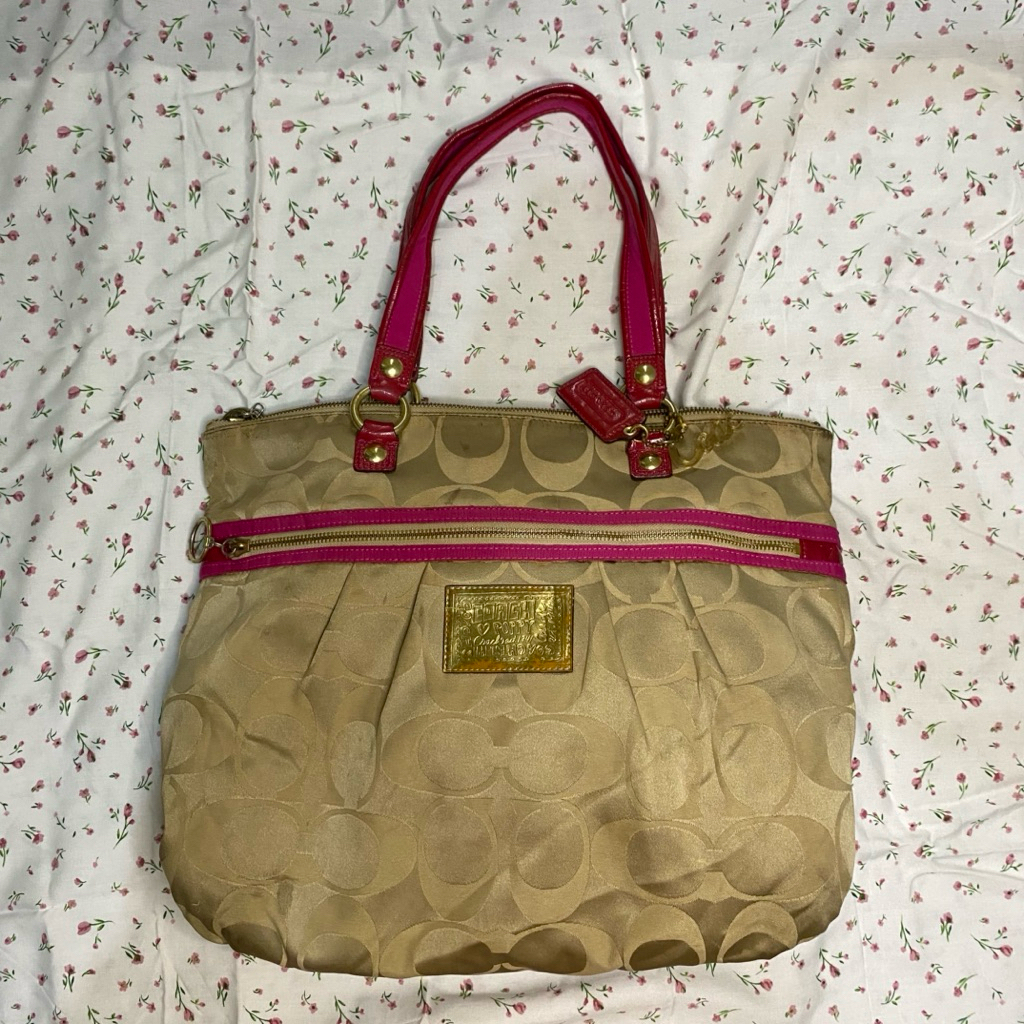 Coach Vintage Totebag Pink y2k