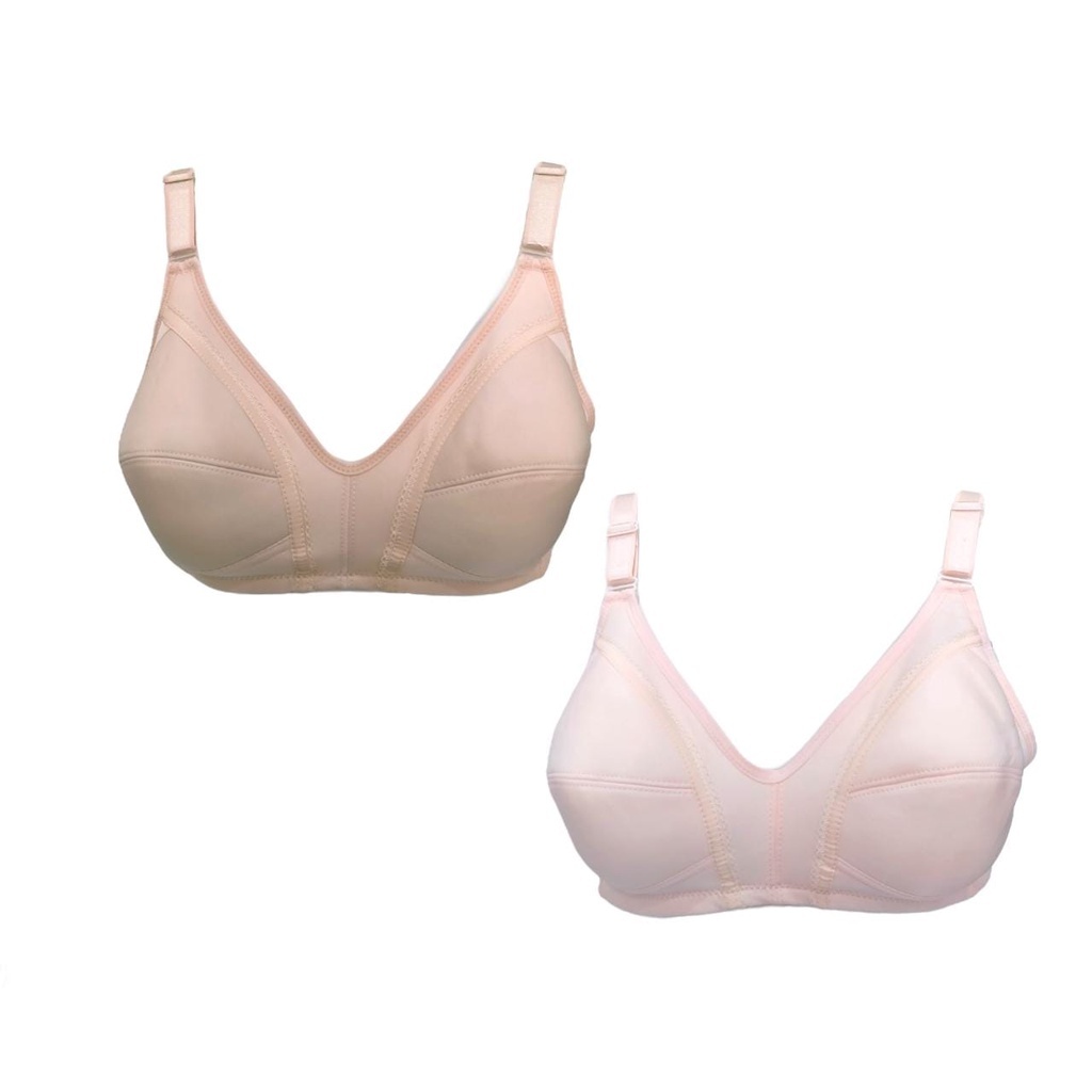 3PCS Glena G1051 Basic Bra - (size  34-36)