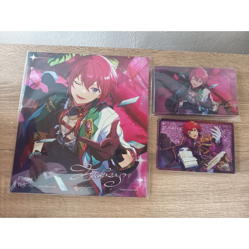 ensemble stars enstars suou tsukasa doll, block, shikishi