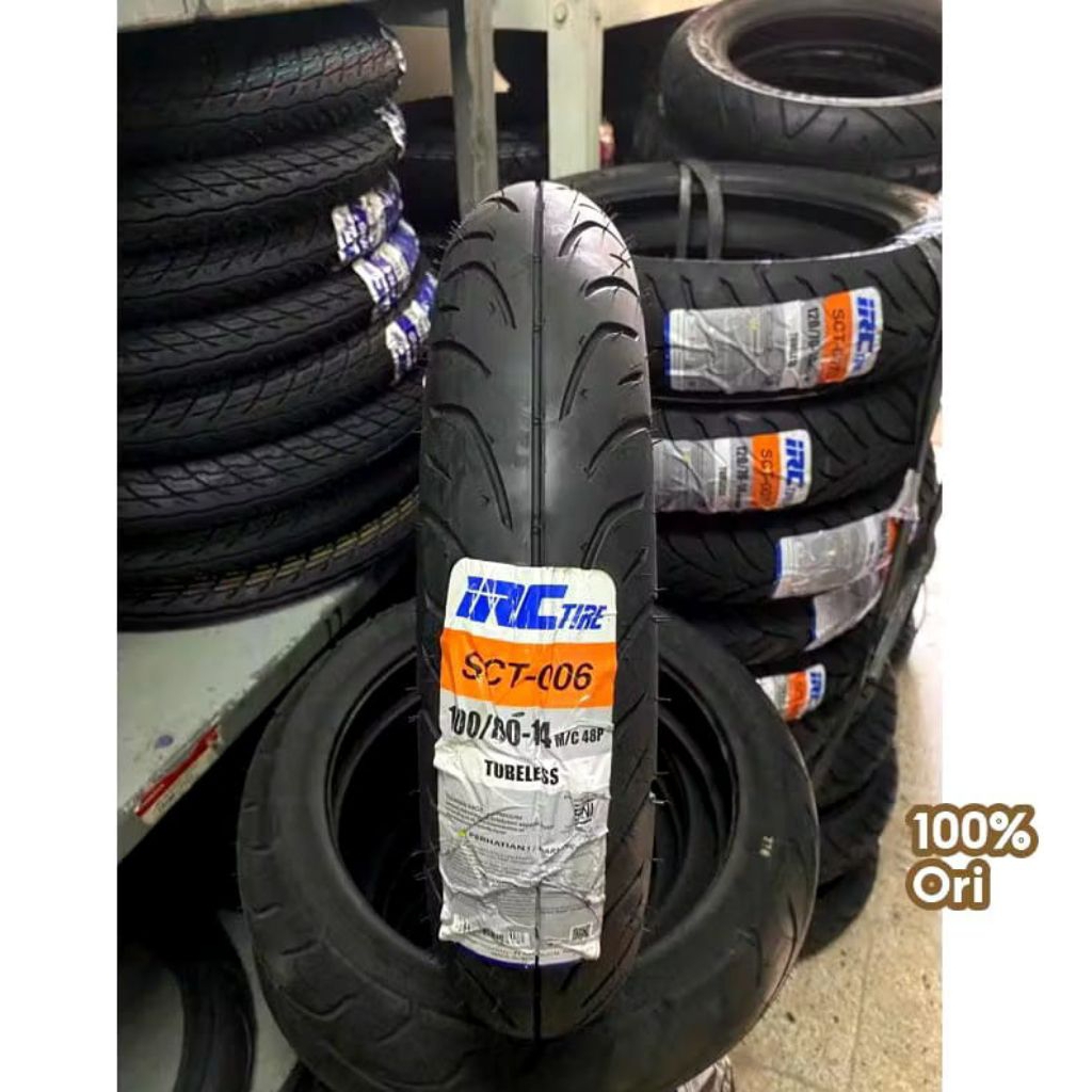 ban depan pcx 150 ukuran 100/80-14 merk irc Ban type Tubles