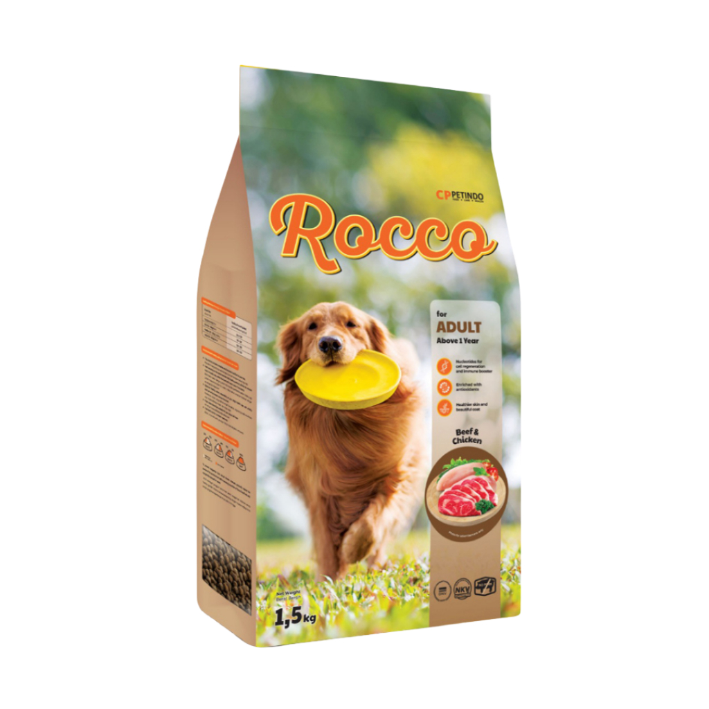 DogFood - Rocco Beef & Chicken Adult Dog Food 1.5 Kg
