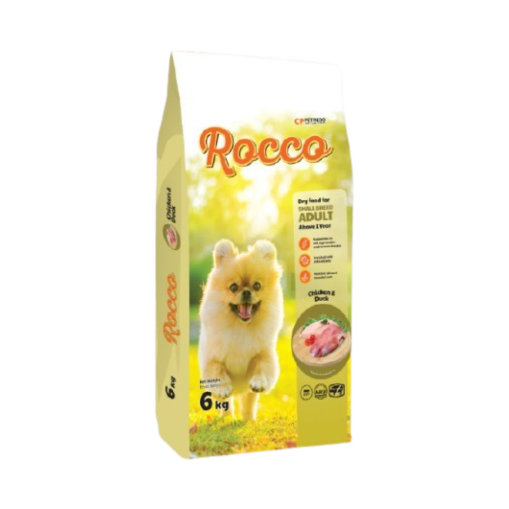 DogFood - Rocco Chicken & Duck Small Breed Adult Dog Food 6 kg