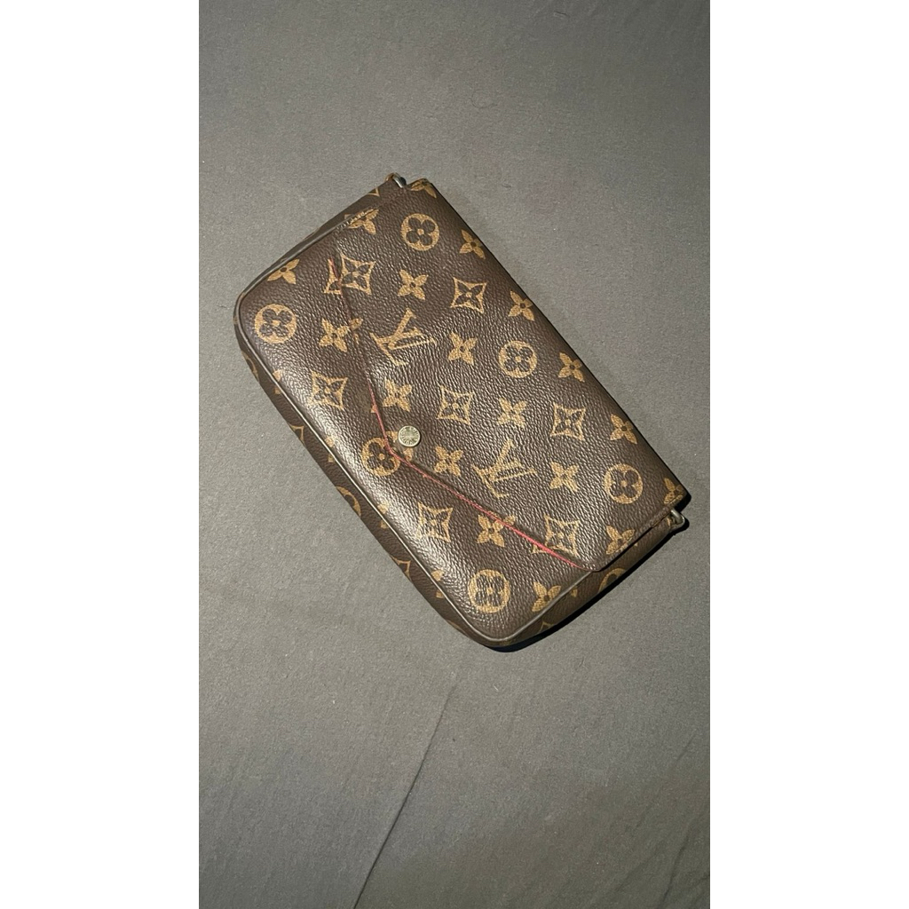 preloved tas rantai lv coklat