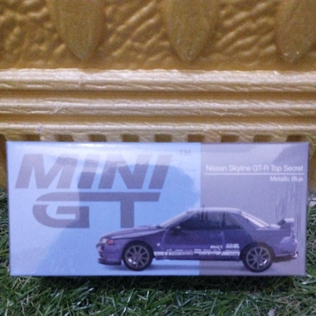 Mini GT Nissan Skyline GT-R Top Secret Metallic Blue