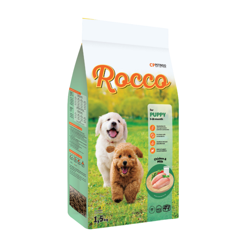 DogFood - Rocco Chicken & Milk Puppy Dog Food 1.5 kg