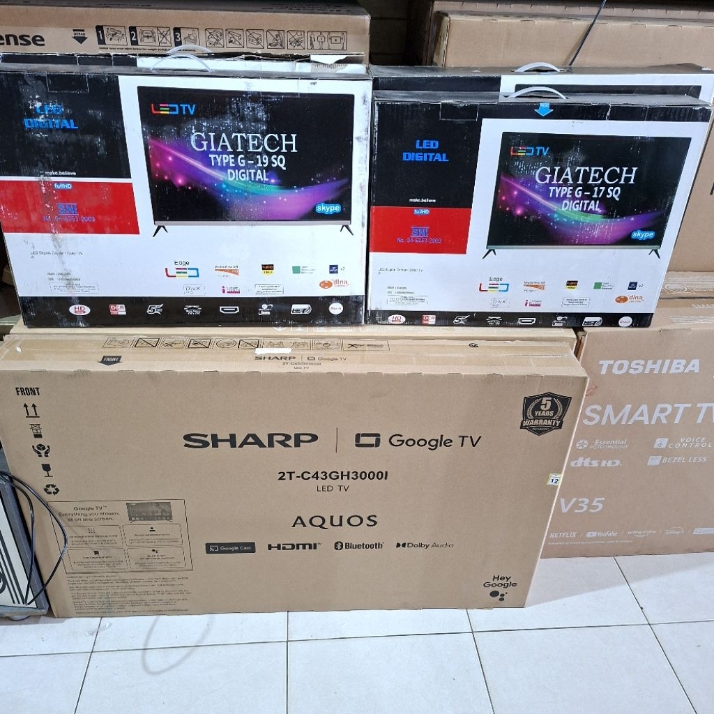 LED TV GIATECH DIGITAL 17" 19" 22" 23" 24" 32"