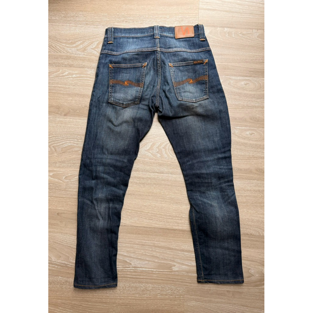 nudie jeans thin finn black indigo
