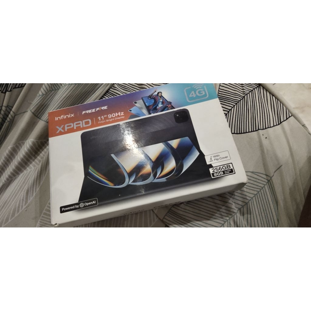 infinix xpad 4G 8gb(4+4)/256 bisa simcard