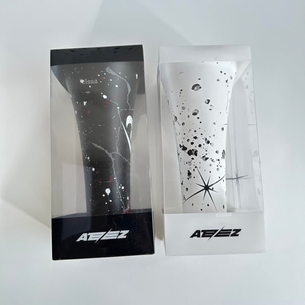 ATEEZ LIGHTSTICK BODY ACCESSORY OFFICIAL body acc ateez ls ver 1 ver 2 korea pop up atz white black 