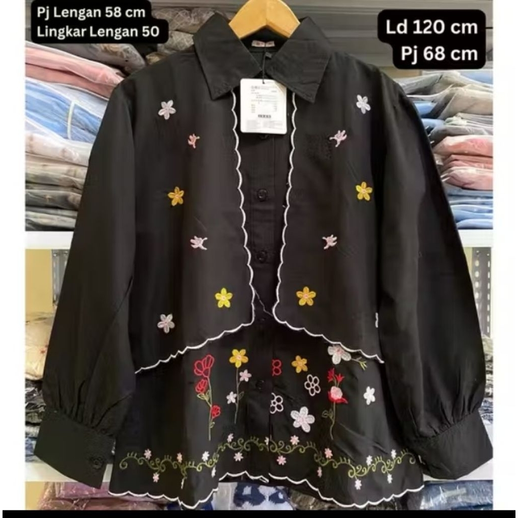 atasan/blus/kemeja bordir