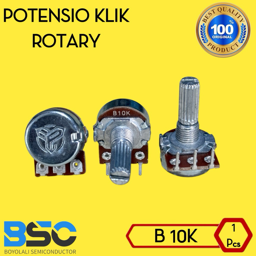 POTENSIO KLIK B10K / POTENSIO ROTARY 10K