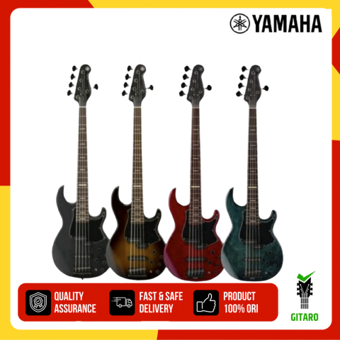 Guitar Bass Elektrik Gitar Yamaha BB735A MTB 5 String Yamaha BB 735 A MTBL Plus Gigbag