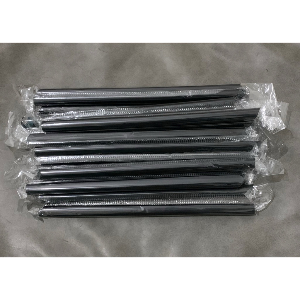 Sedotan Hitam Plastik Tebal Kaku | Sedotan Minuman | Sedotan Kecil | Sedotan Besar