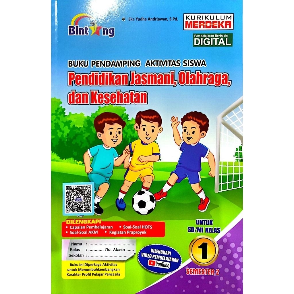BUKU BINTANG PJOK SEMESTER 2 Kelas 1