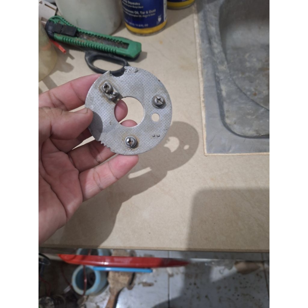 piring platina piringan dudukan platina kawasaki binter merzy mercy kz200 kz 200 original seken